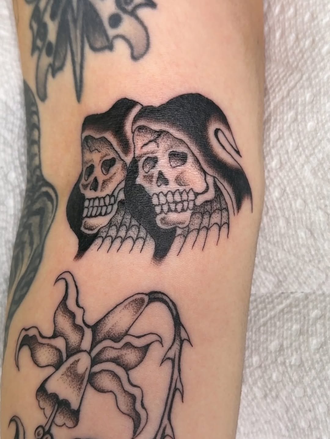 Tattoo by @rinoski.tattoo — american_traditional, illustrative