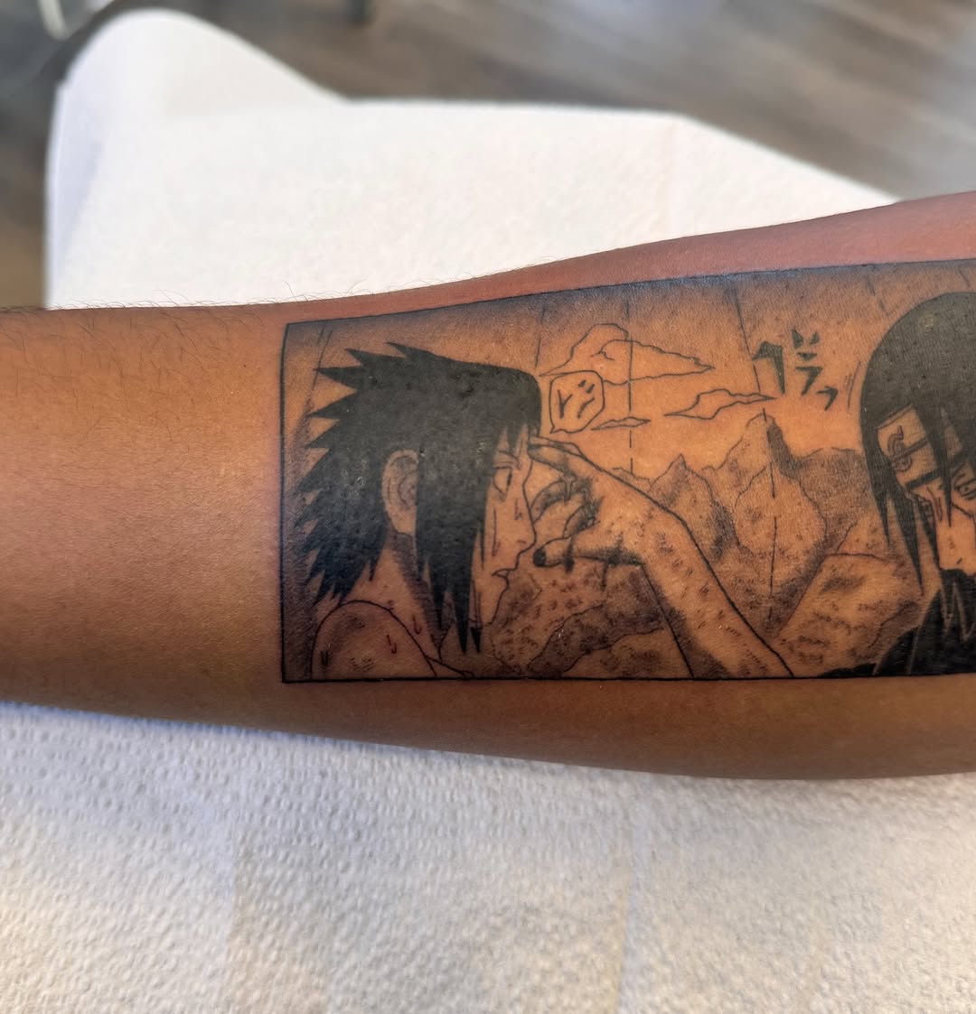 Tattoo by @nudylicioustattoos — anime