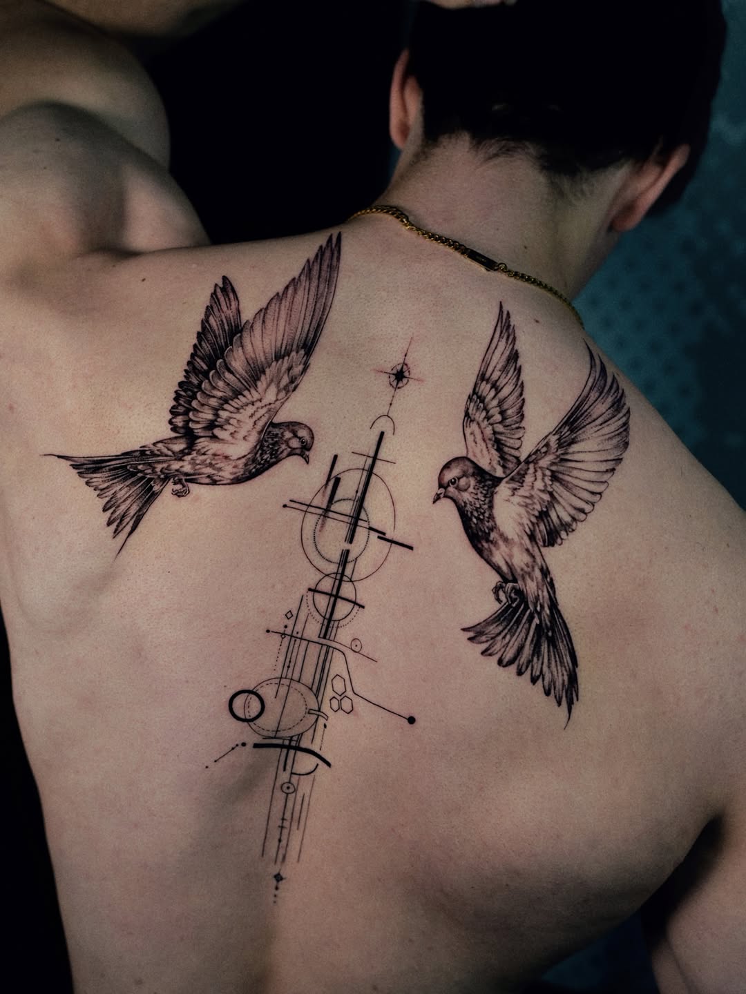 Tattoo by @katuvetattoo β illustrative, geometric