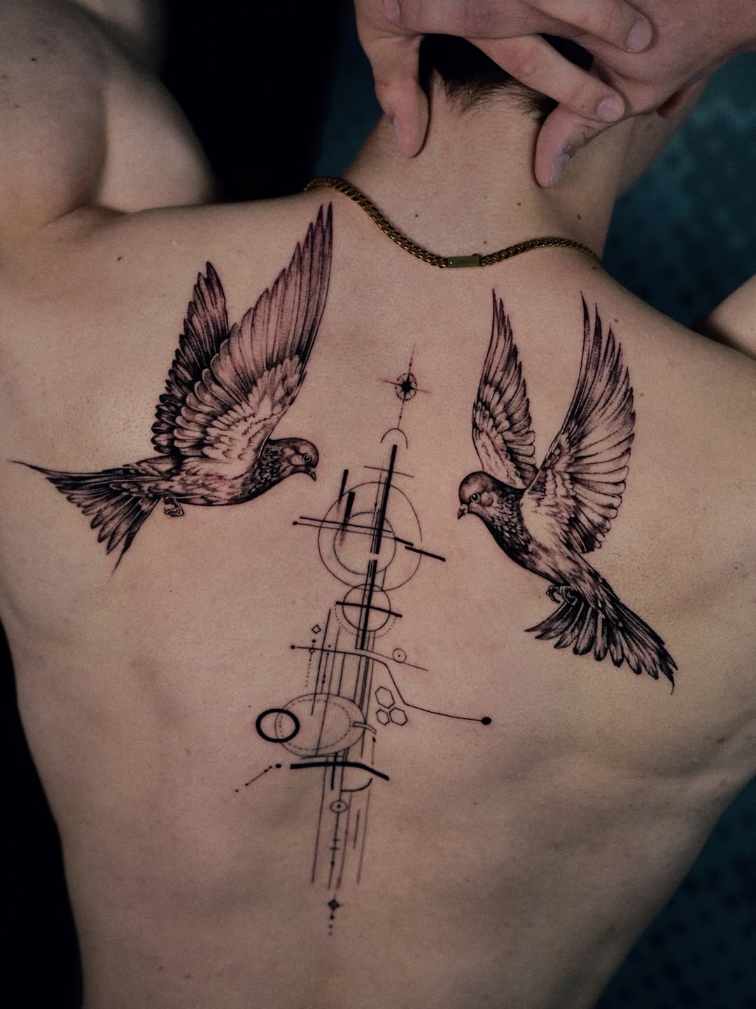 Tattoo by @katuvetattoo β illustrative, geometric