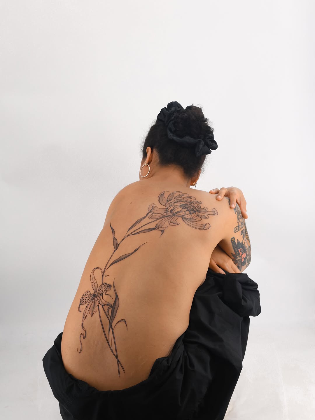 Tattoo by @dizon.ink — fine_line, black_and_grey