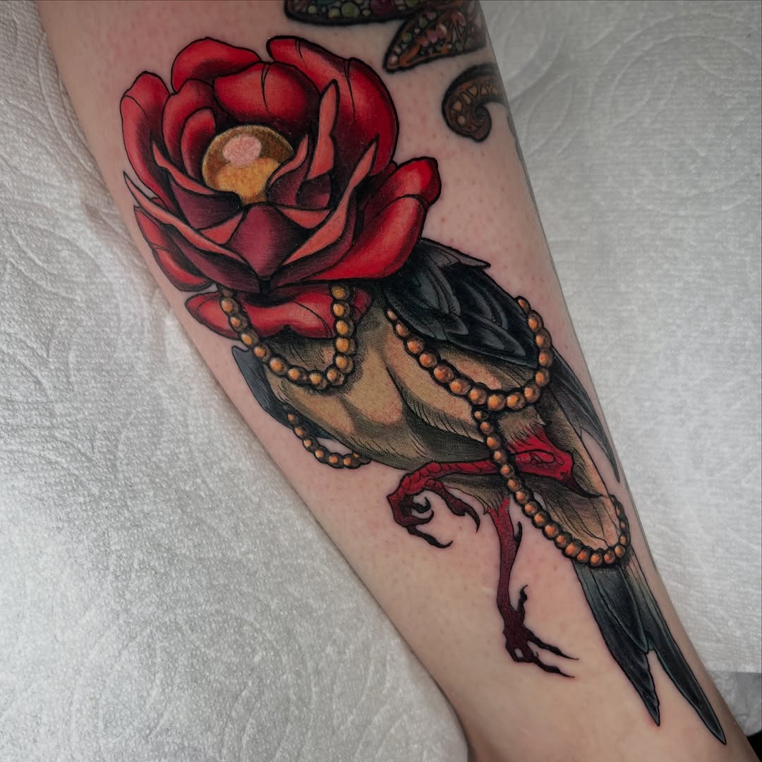 Tattoo by @hairofthehound — neo_traditional, realism