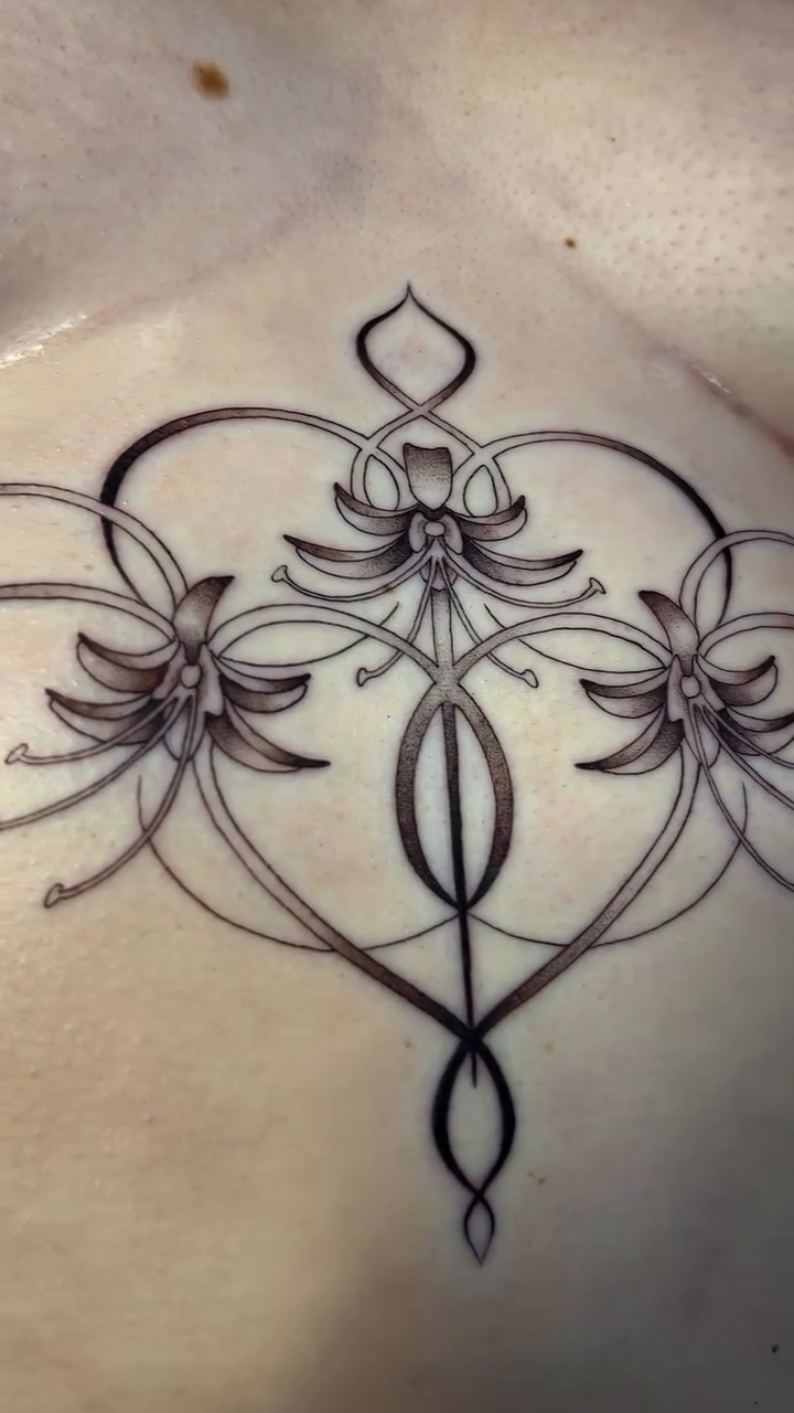 Tattoo by @baby.bat.tat — fine_line, ornamental