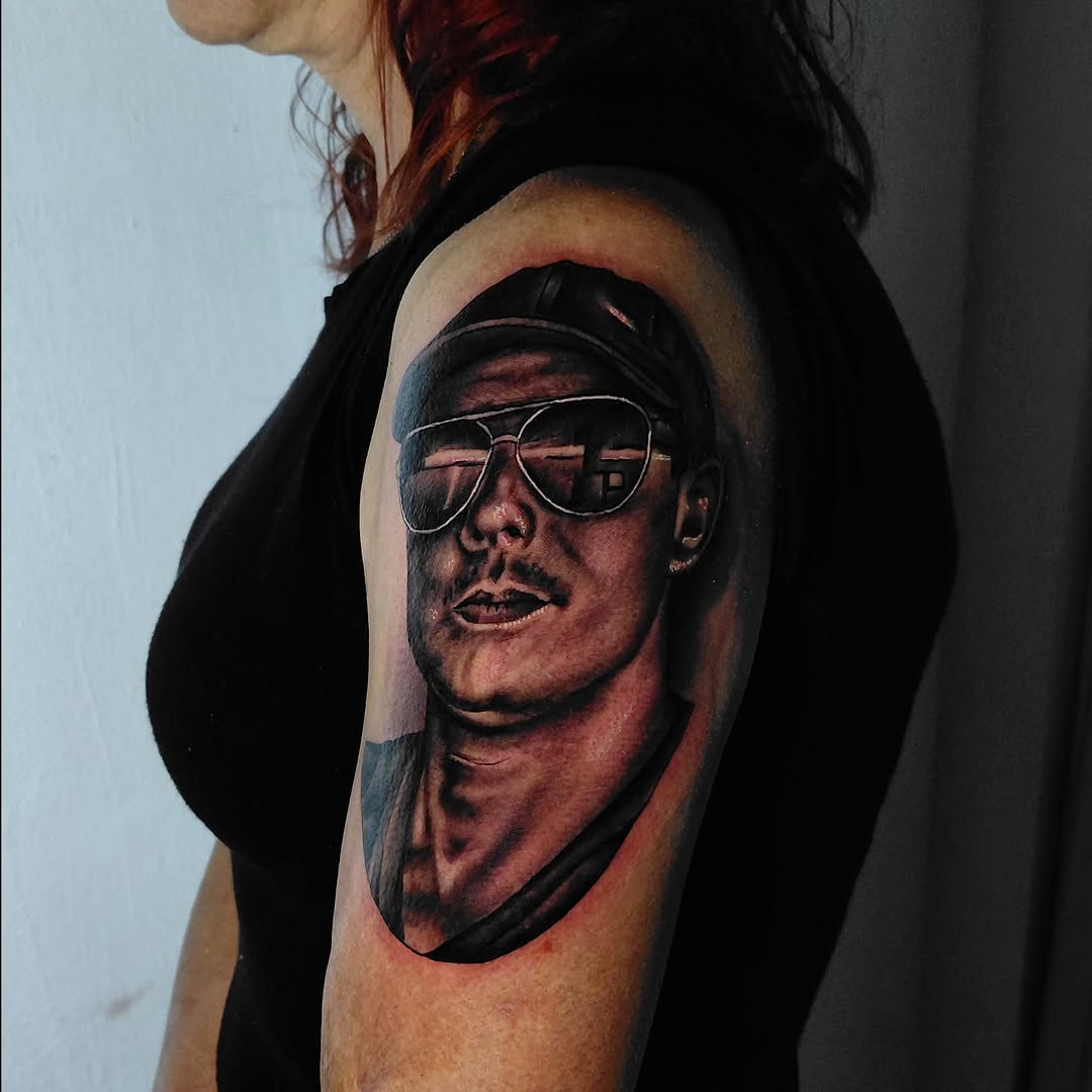 Tattoo by @issa.tatts — realism, black_and_grey