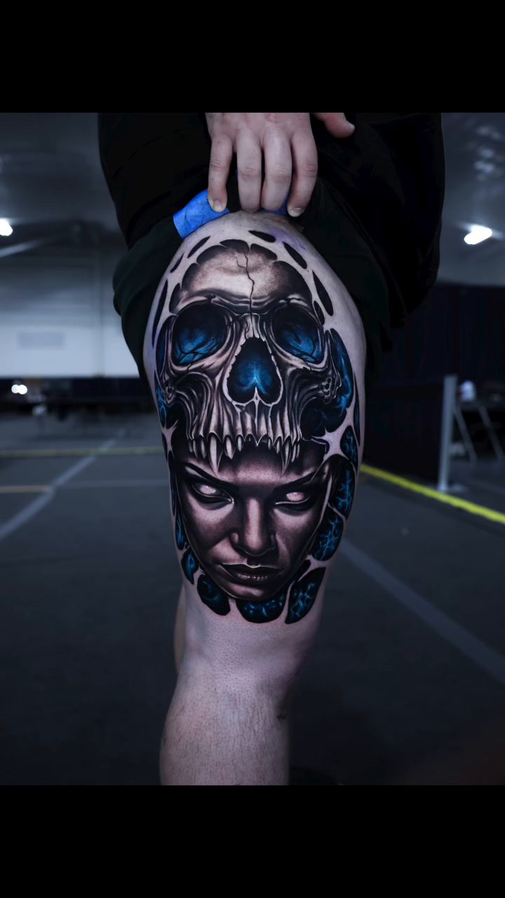 Tattoo by @anthonyclesceritattoo — realism, dark_realism