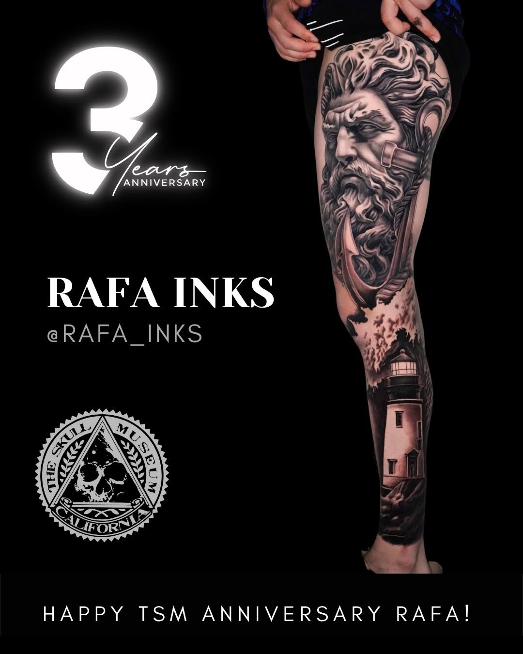 Tattoo by @rafa_inks — realism, black_and_grey