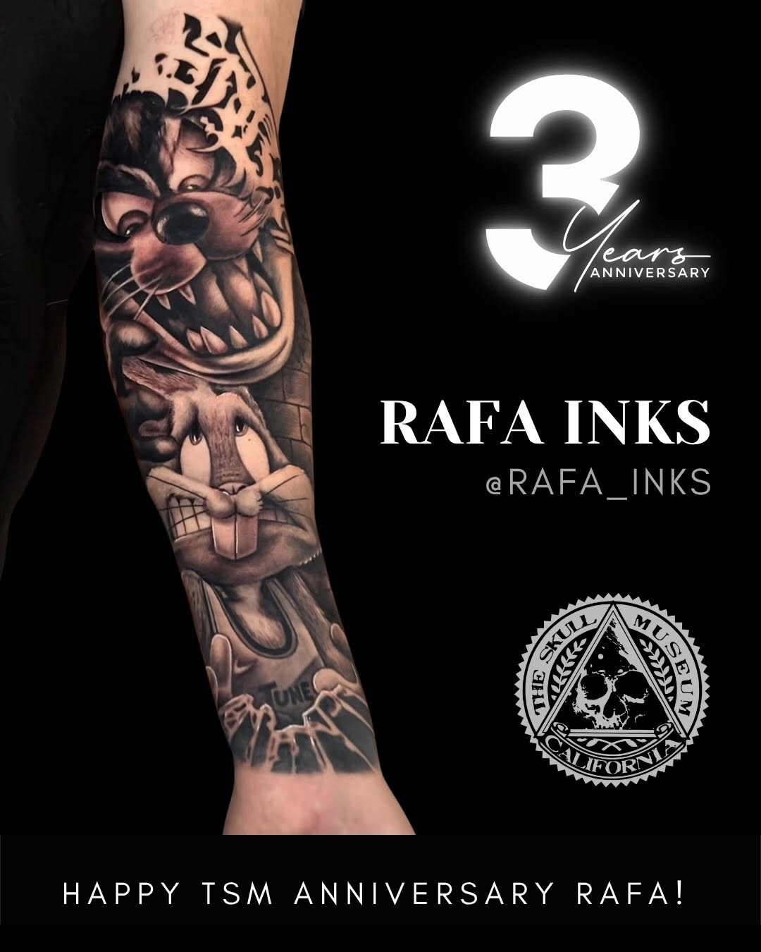 Tattoo by @rafa_inks — realism, black_and_grey