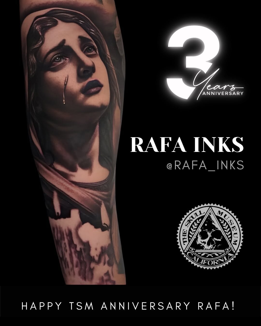 Tattoo by @rafa_inks — realism, black_and_grey