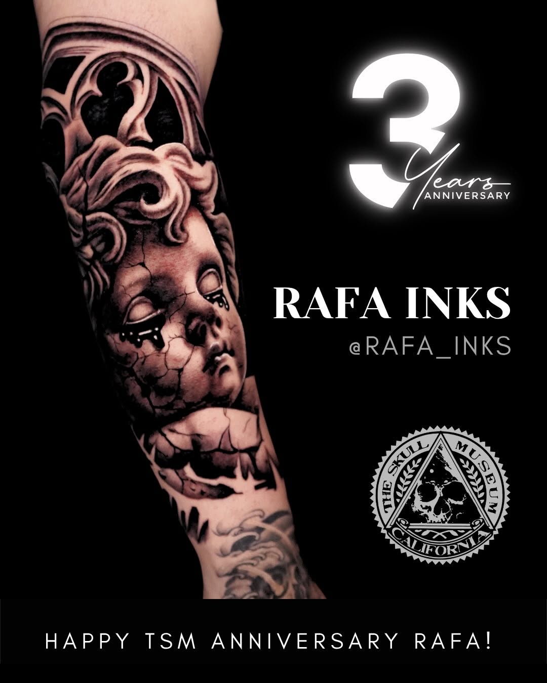 Tattoo by @rafa_inks — realism, black_and_grey