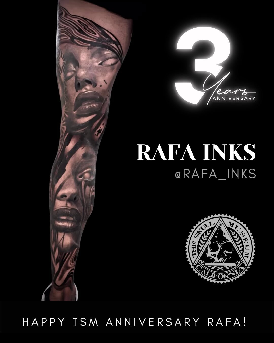 Tattoo by @rafa_inks — black_and_grey, realism