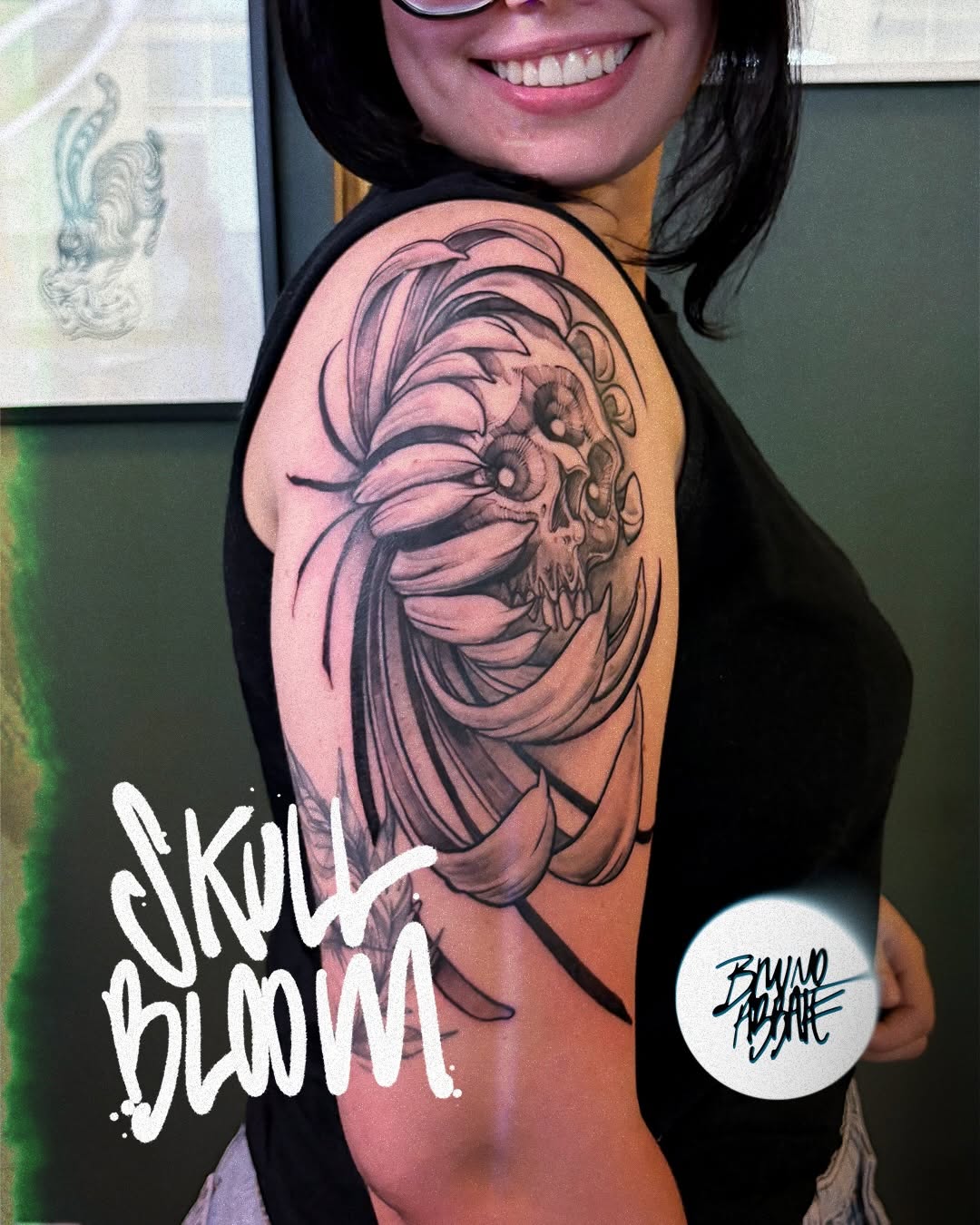 Tattoo by @brunoabbate.art — black_and_grey, realism