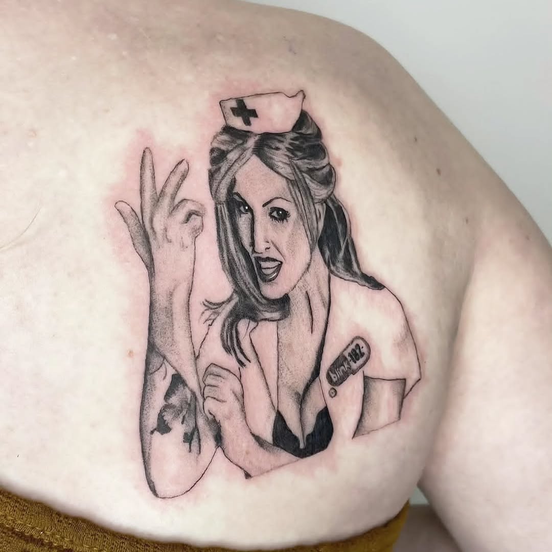 Tattoo by @m3ga.p1xlz — black_and_grey, realism