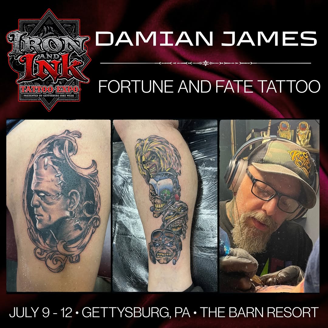 Tattoo by @damian_james_tattoo — realism, black_and_grey