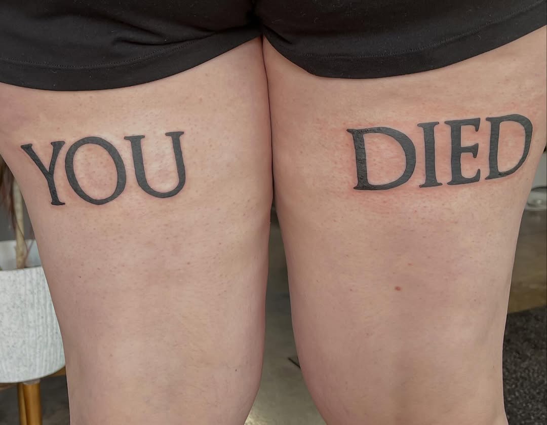 Tattoo by @tatsbybun_ β lettering_script