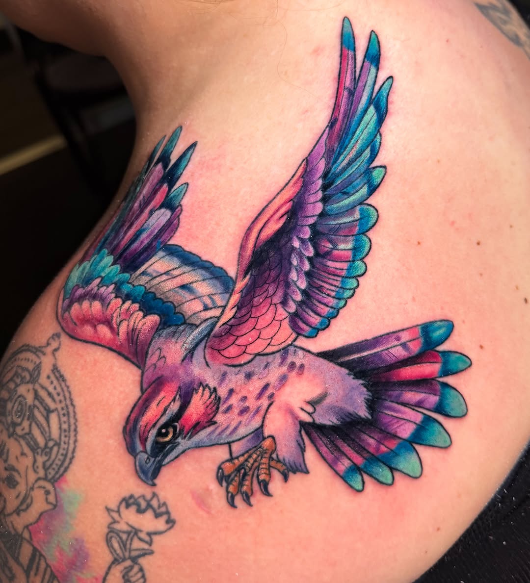 Tattoo by @lolainkistry — illustrative, new_school