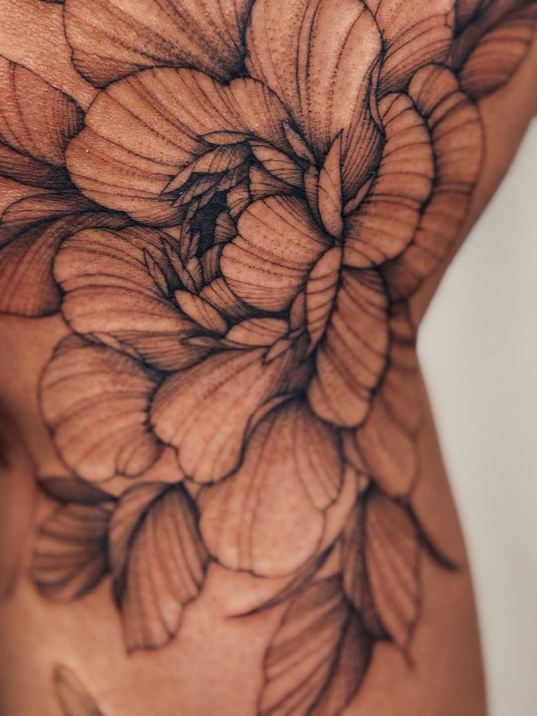 Tattoo by @olgatattooing — black_and_grey