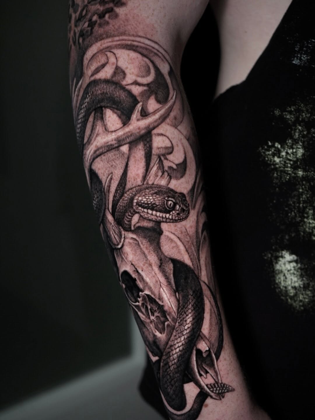 Tattoo by @sabstatts — black_and_grey, realism