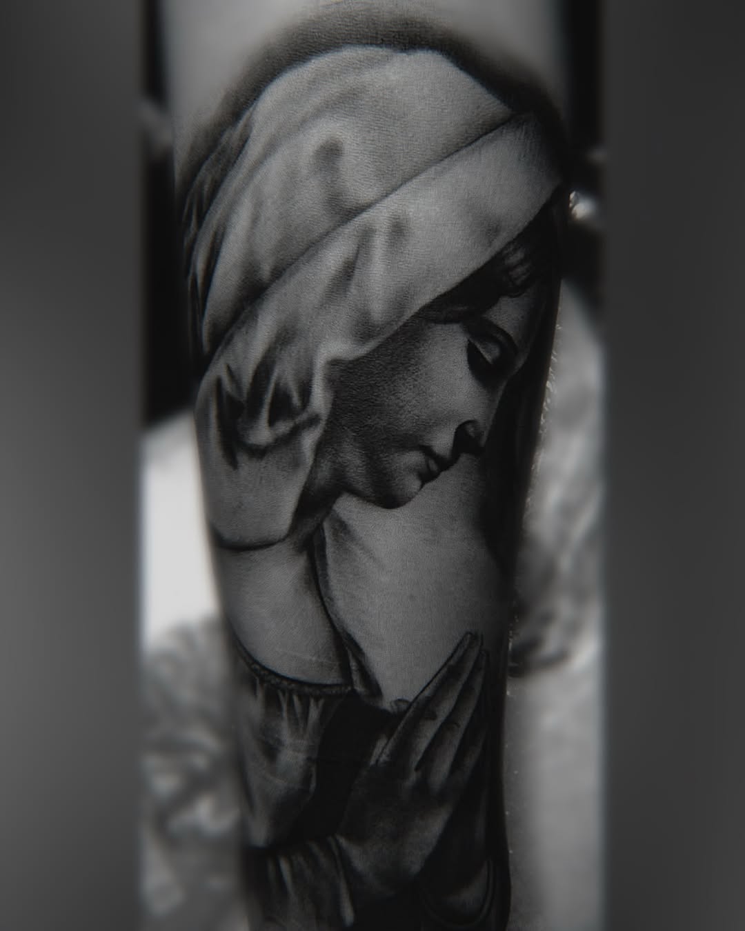 Tattoo by @tattoosbytj617 — black_and_grey, realism