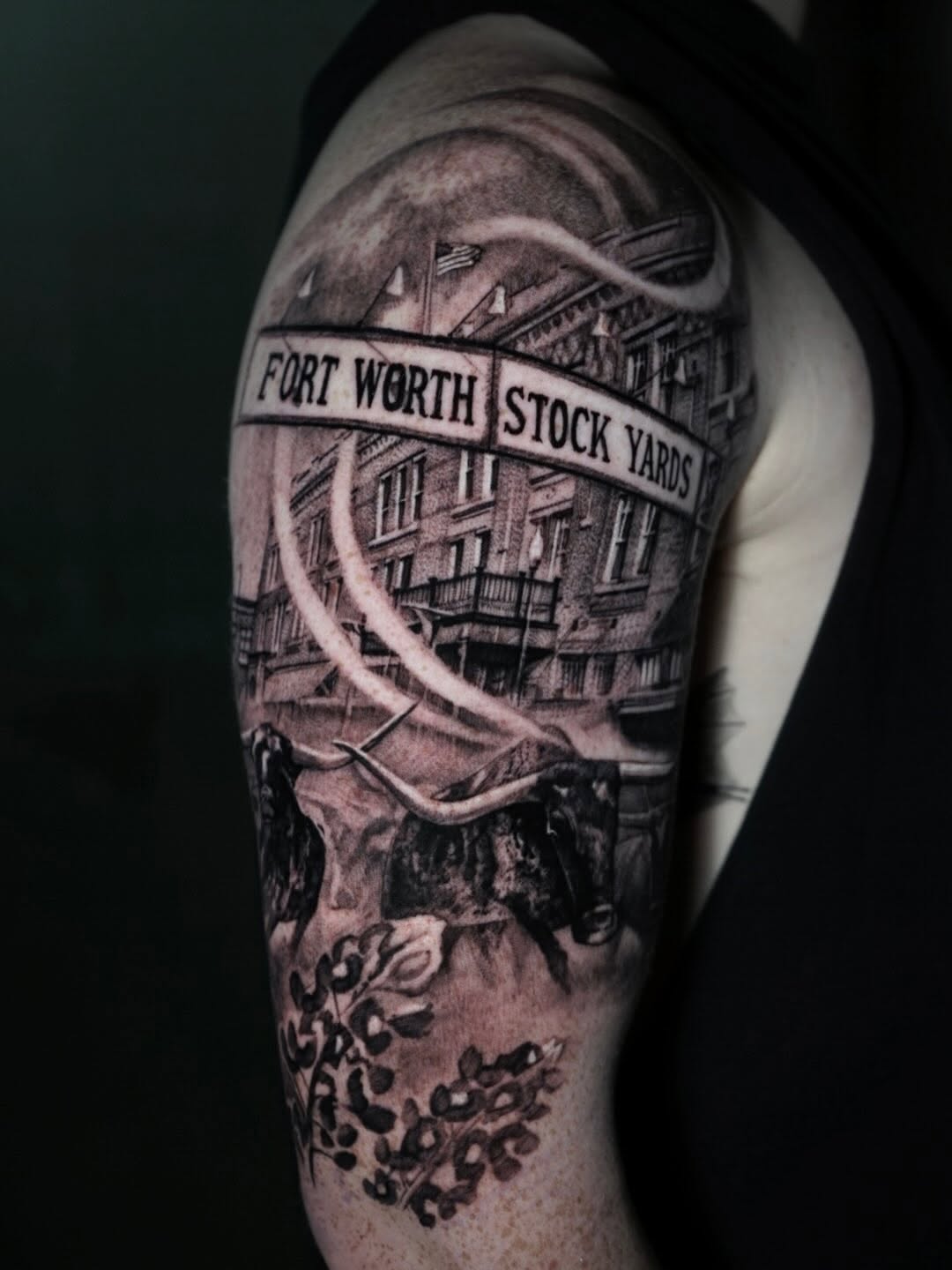 Tattoo by @sabstatts — realism, black_and_grey