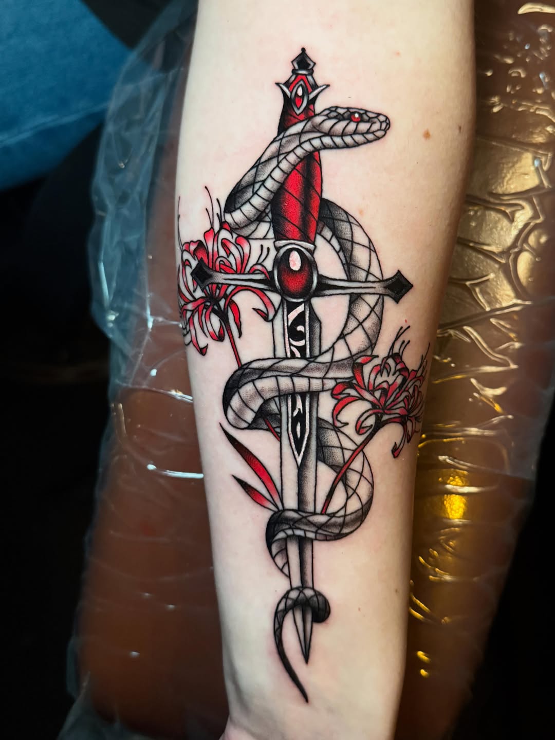 Tattoo by @emilylestrangetattoos — neo_traditional, black_and_grey
