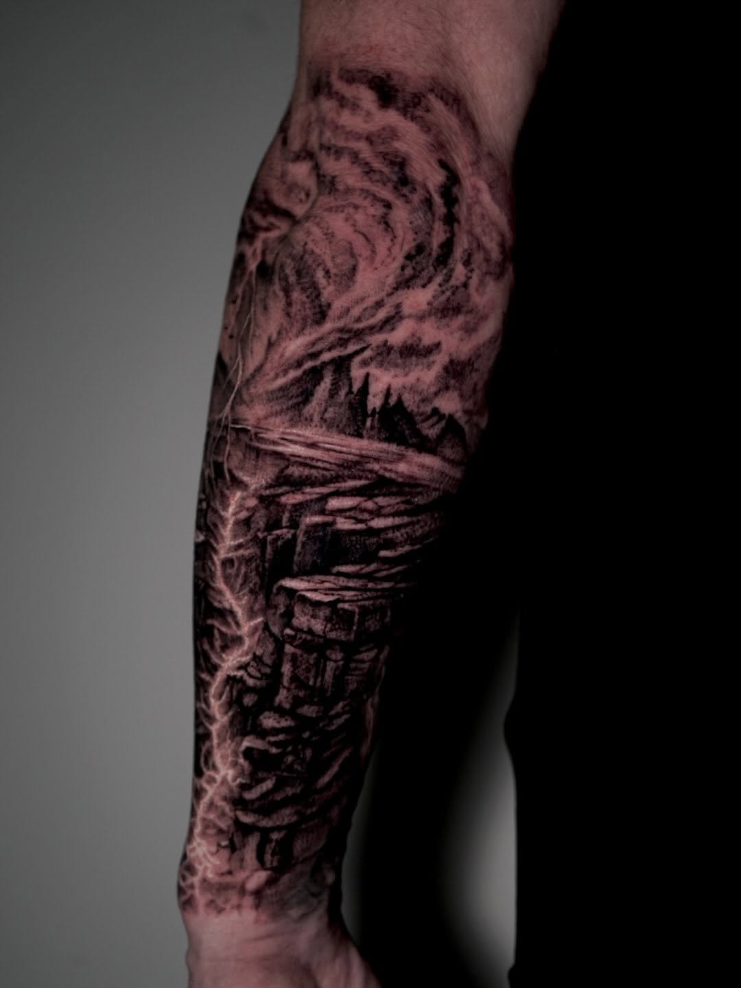 Tattoo by @sabstatts — black_and_grey, realism