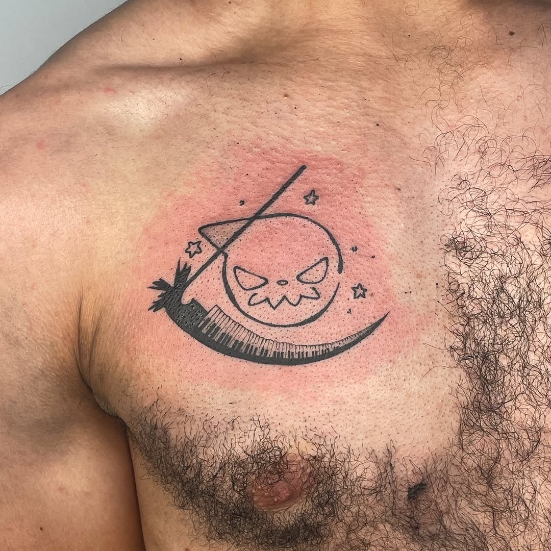 Tattoo by @goredink — anime