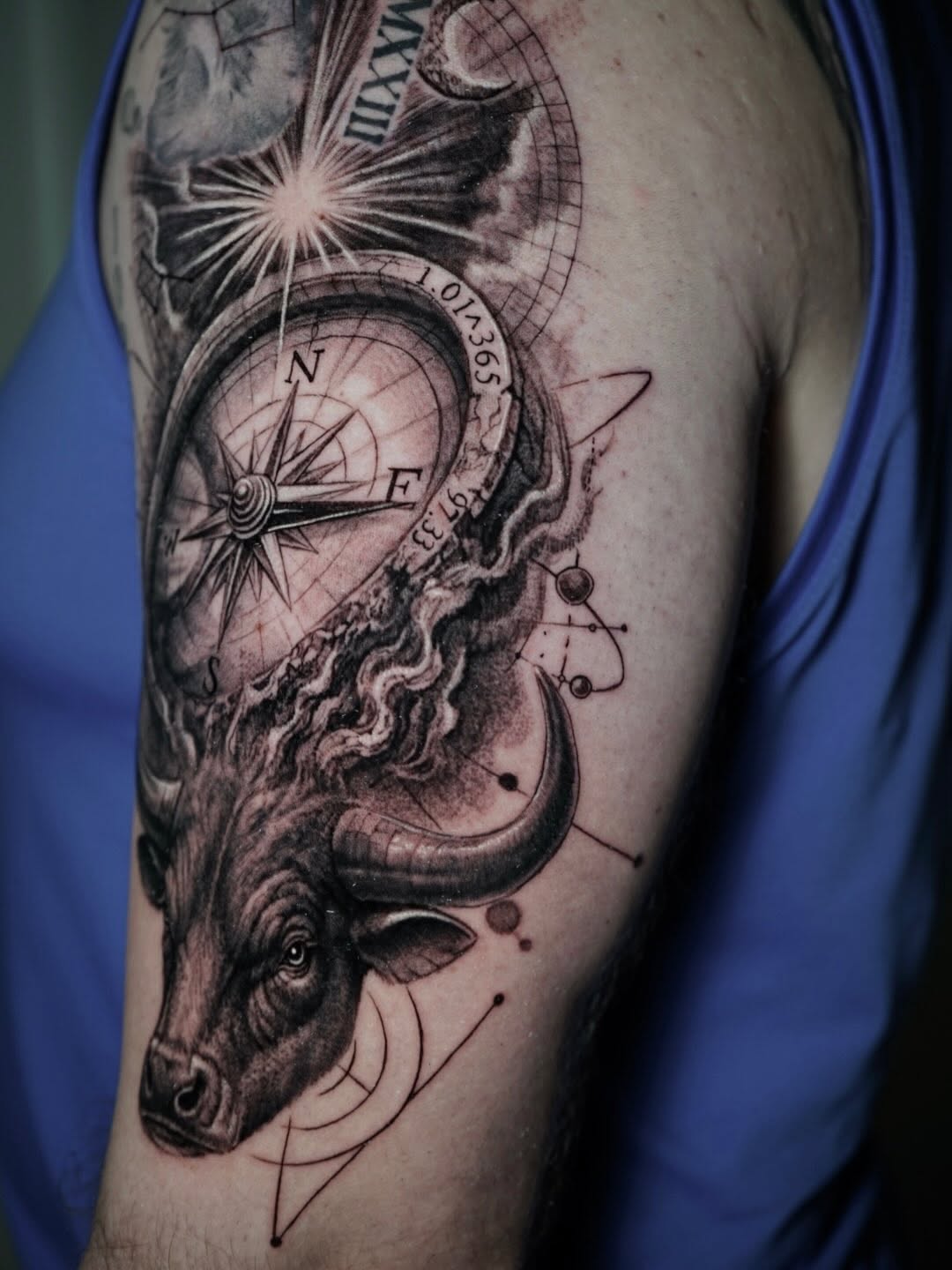 Tattoo by @sabstatts — black_and_grey, realism