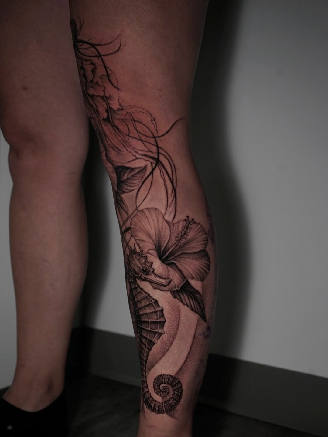 Tattoo by @sabstatts — black_and_grey, realism