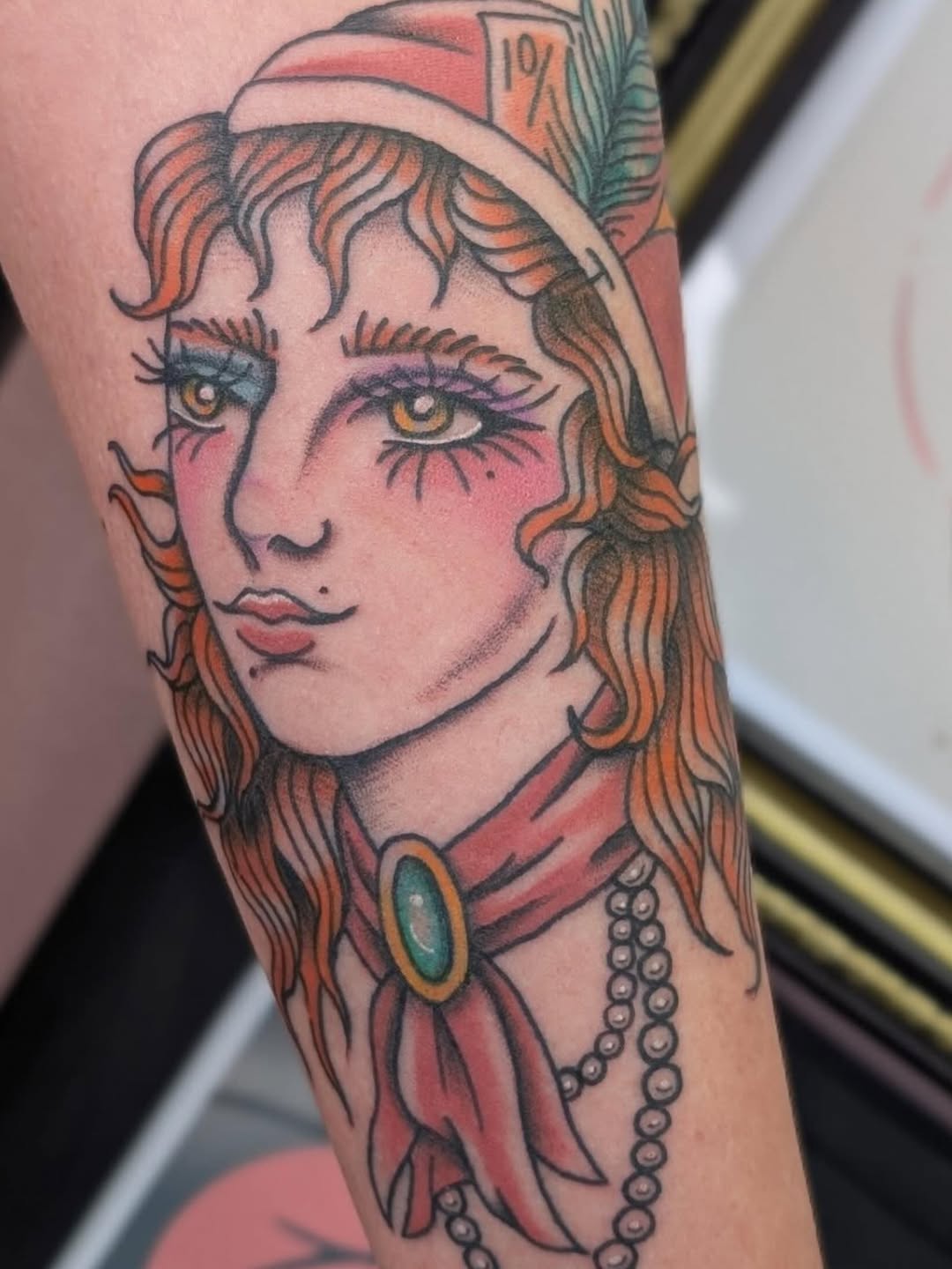 Tattoo by @qualiitygreen — american_traditional, illustrative