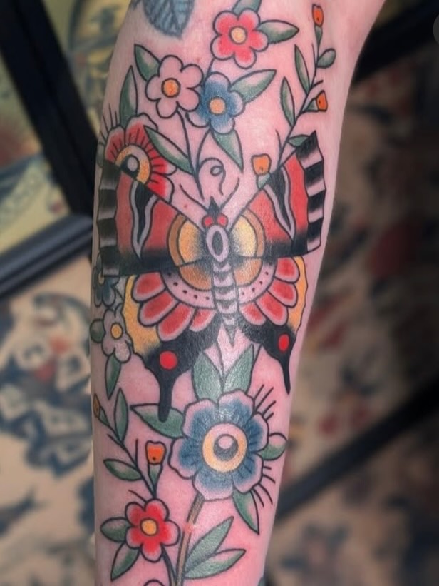 Tattoo by @qualiitygreen — american_traditional, illustrative