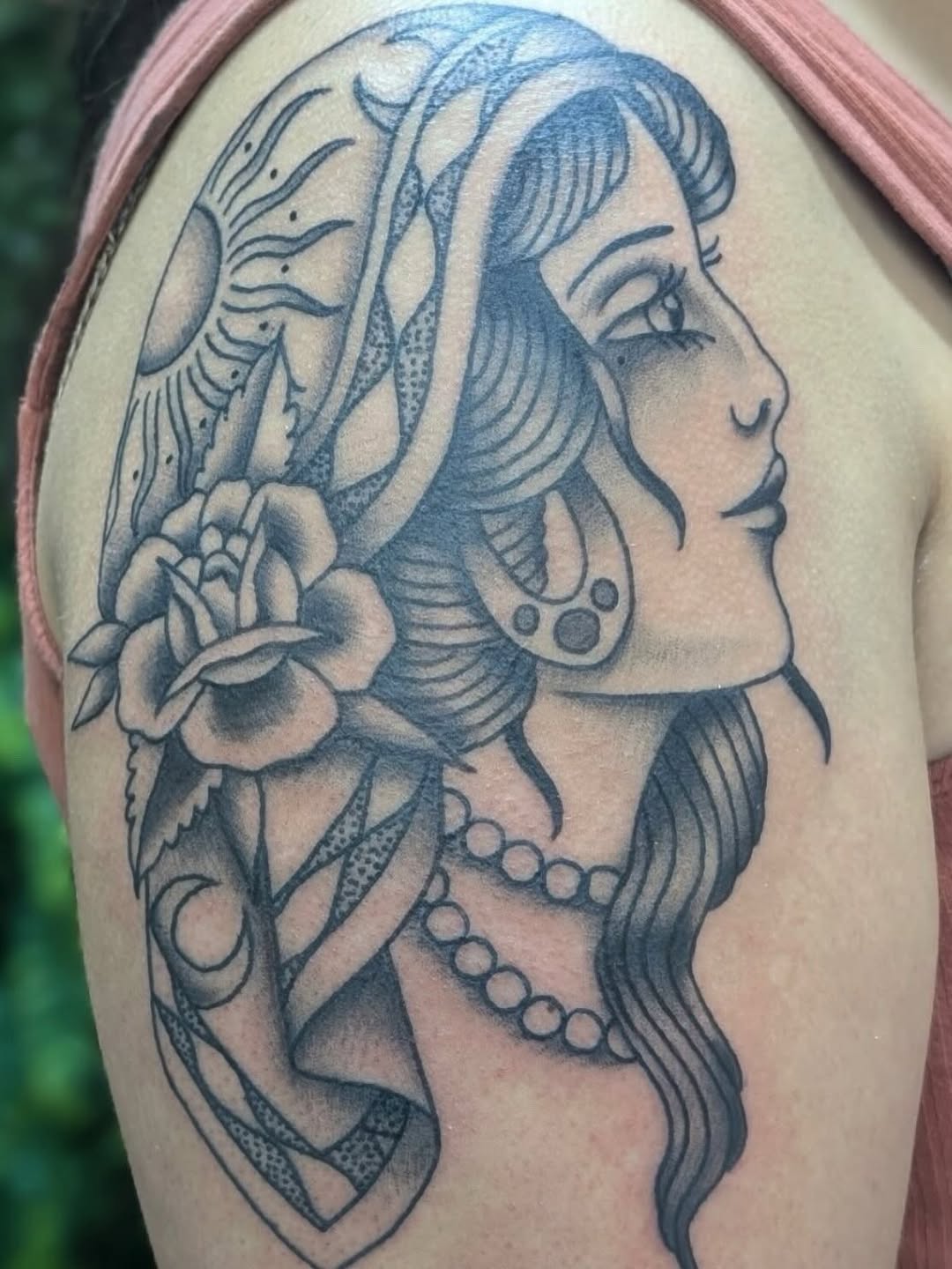Tattoo by @qualiitygreen — american_traditional, illustrative
