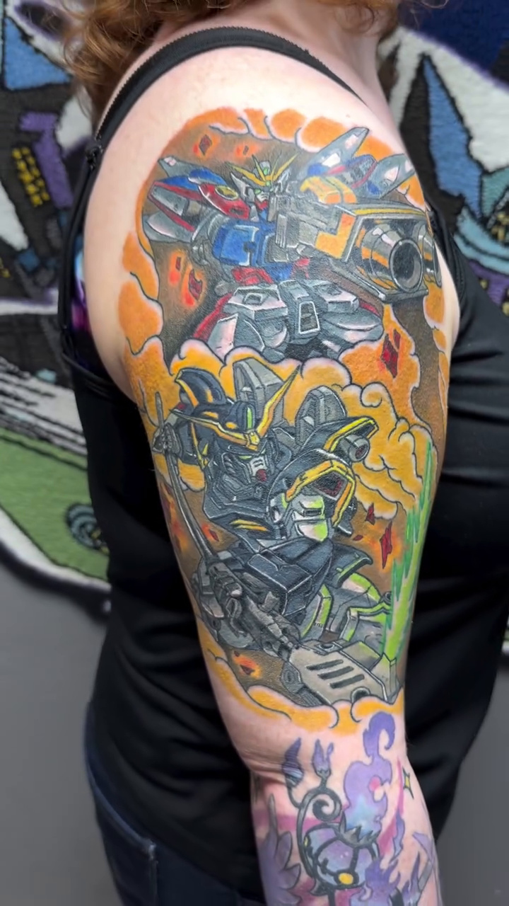 Tattoo by @luckyleftytattoos — anime, neo_traditional