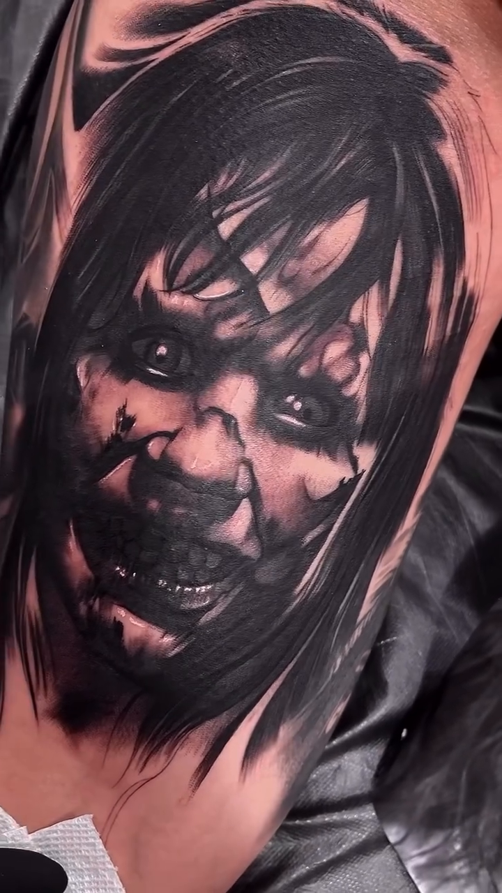 Tattoo by @erickgutierrezart1 — black_and_grey, realism