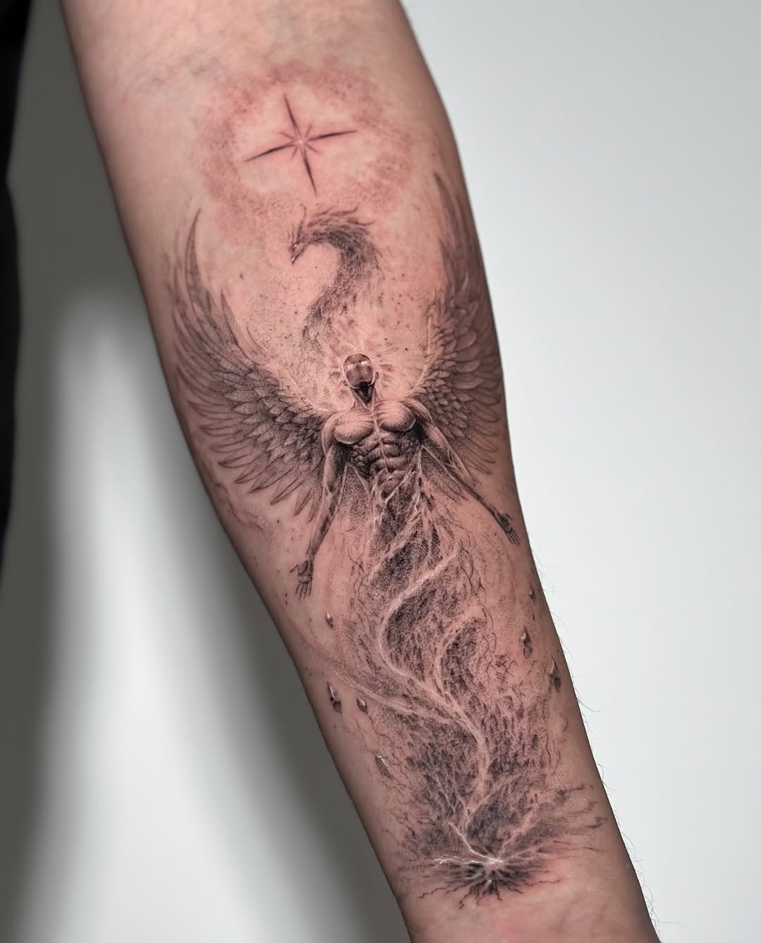 Tattoo by @digo_tattooer โ realism, black_and_grey