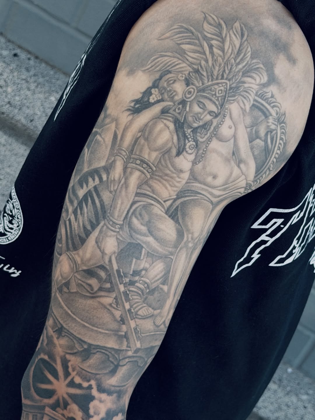 Tattoo by @p_casillasarte โ black_and_grey, realism