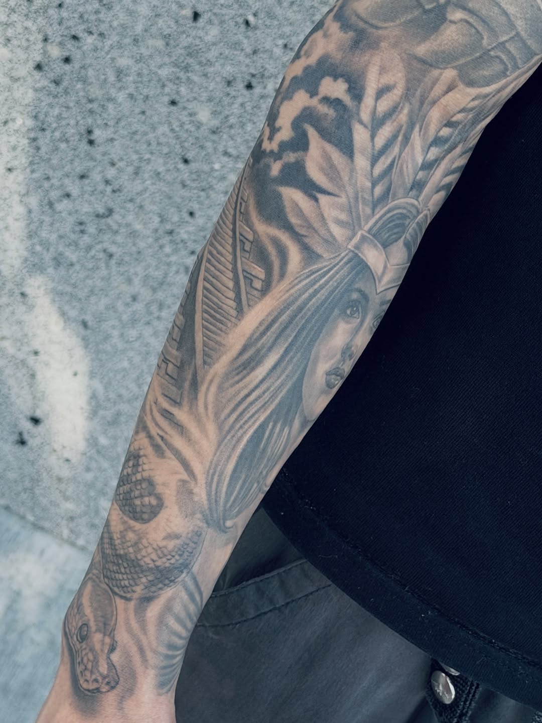 Tattoo by @p_casillasarte โ black_and_grey, realism
