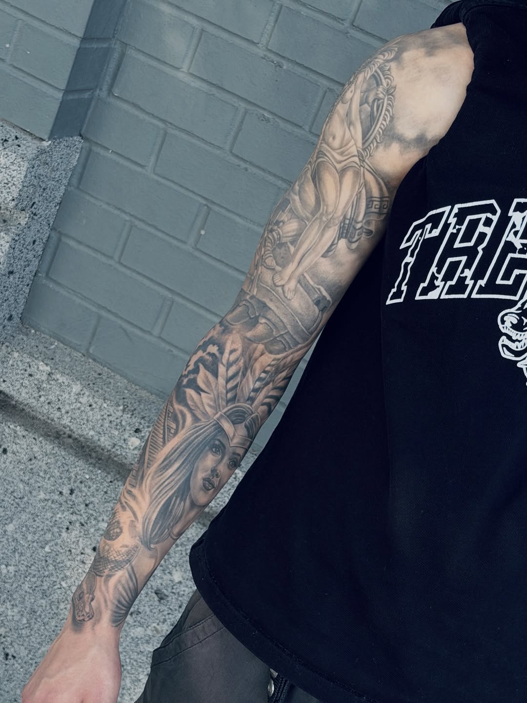Tattoo by @p_casillasarte โ black_and_grey, realism