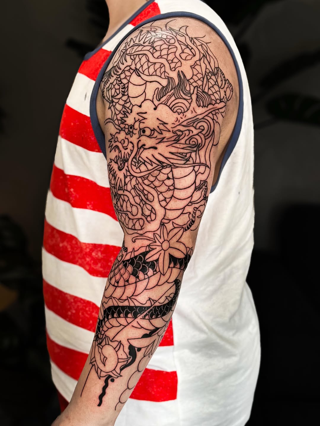 Tattoo by @kai_inkk — japanese_irezumi, blackwork