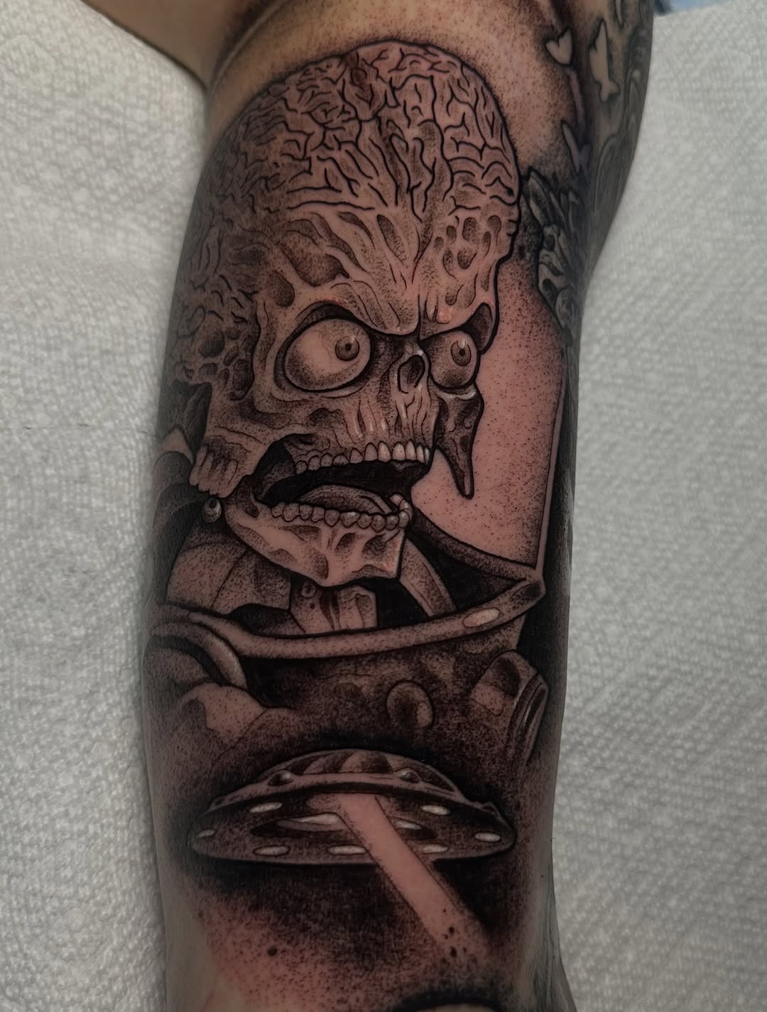 Tattoo by @austinmorrisontattoos โ realism, black_and_grey