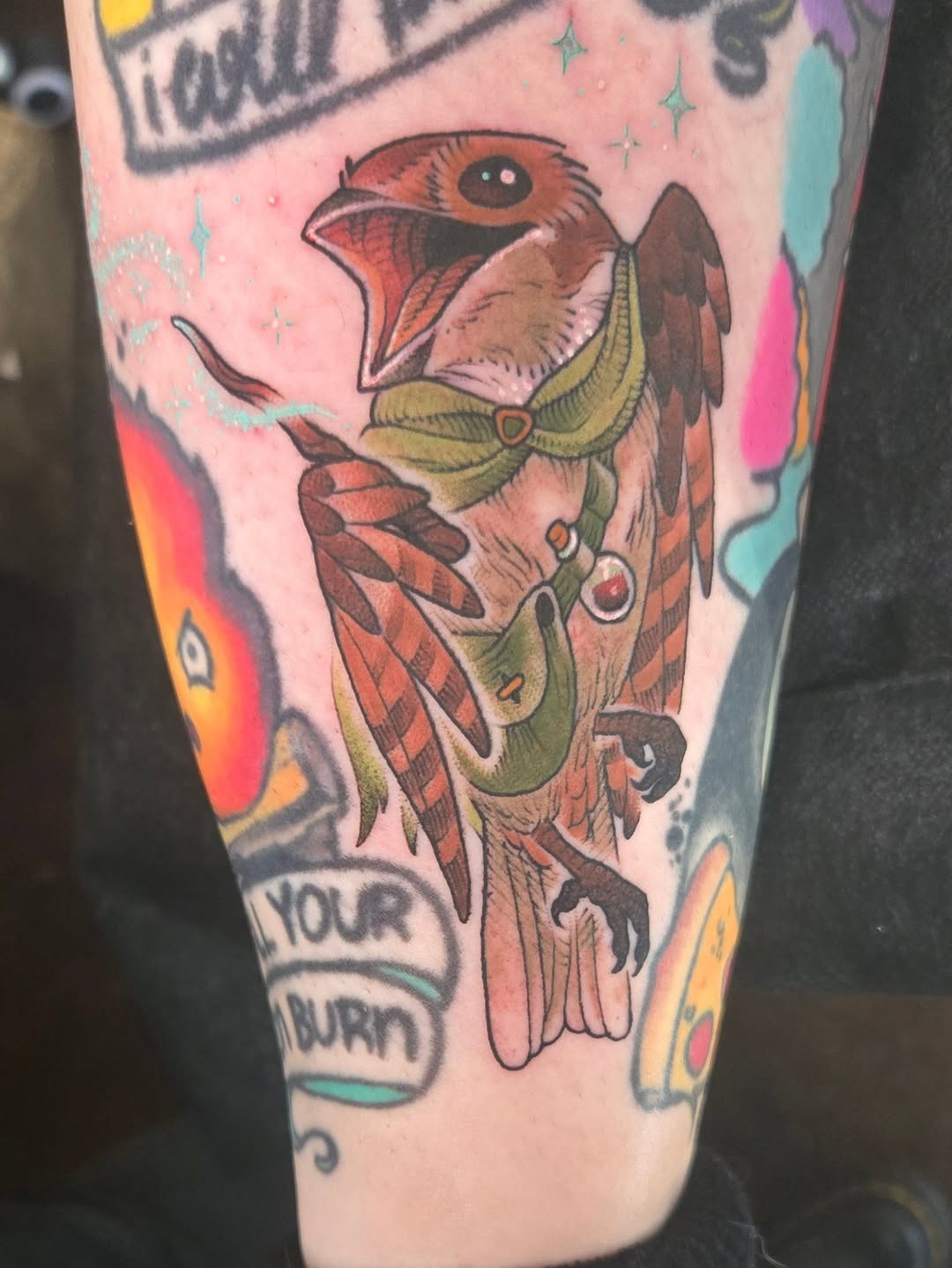 Tattoo by @kristynkayborglum — new_school
