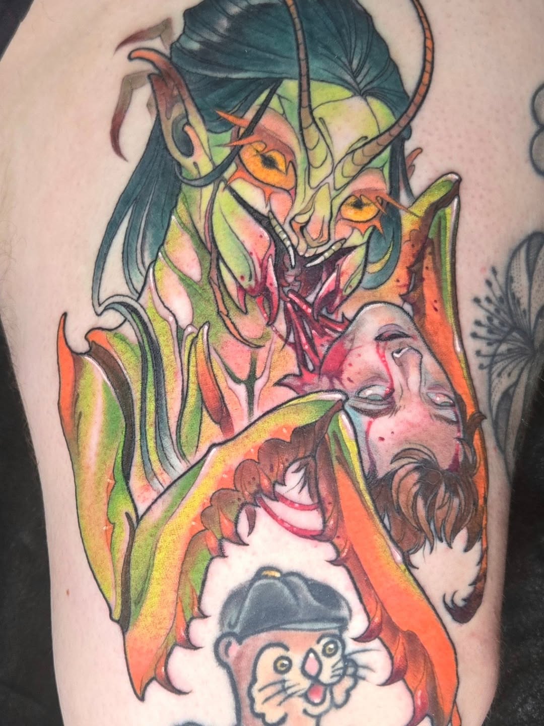 Tattoo by @kristynkayborglum — new_school