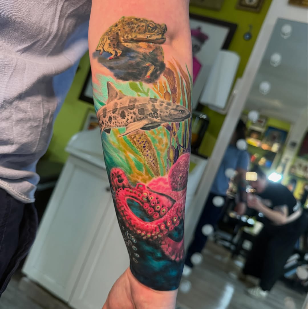 Tattoo by @stevielichous — realism, black_and_grey