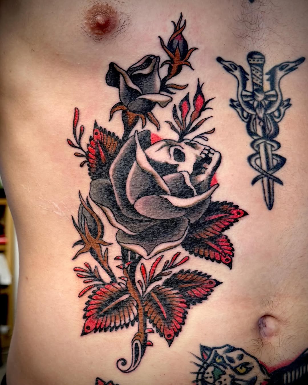 Tattoo by @justin.edward.davis — american_traditional, illustrative