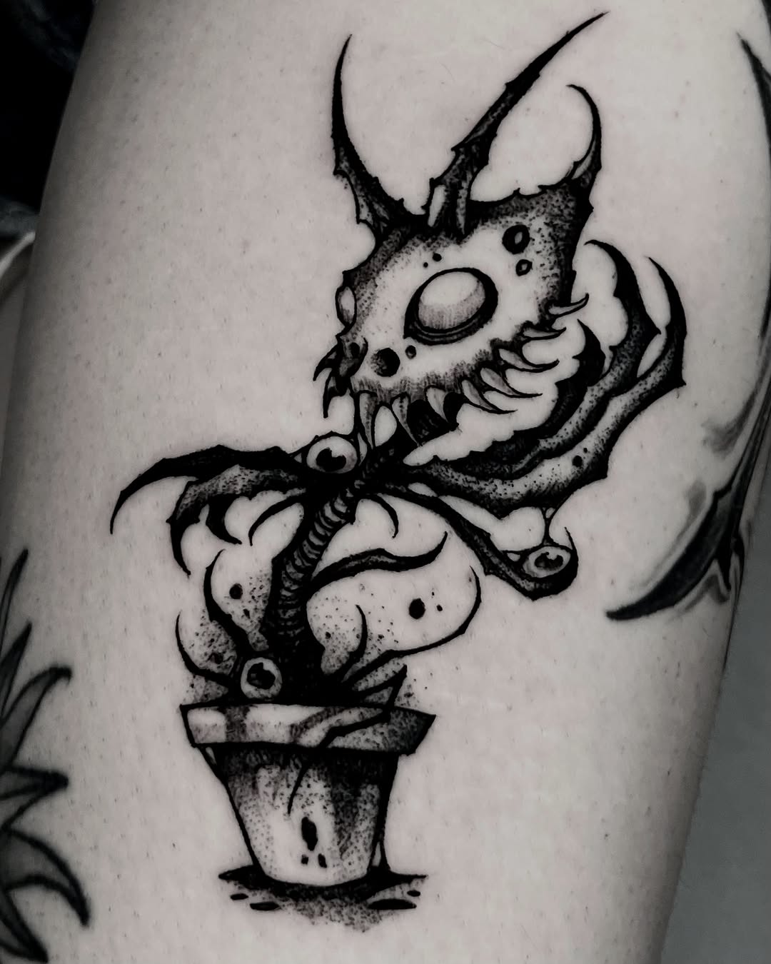 Tattoo by @bryanblack.ttt — black_and_grey, illustrative