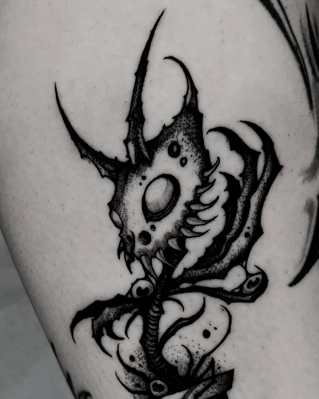 Tattoo by @bryanblack.ttt — dark_realism, dotwork