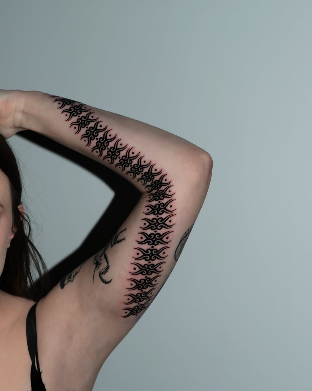 Tattoo by @fishermaaaaaaaan — tribal, geometric