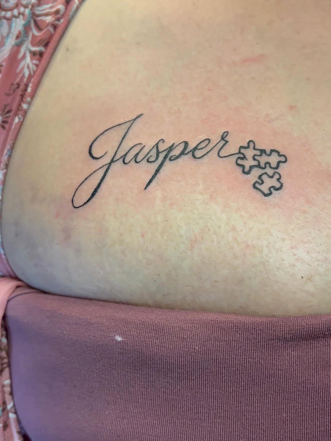 Tattoo by @tattsbypressa — lettering_script, fine_line