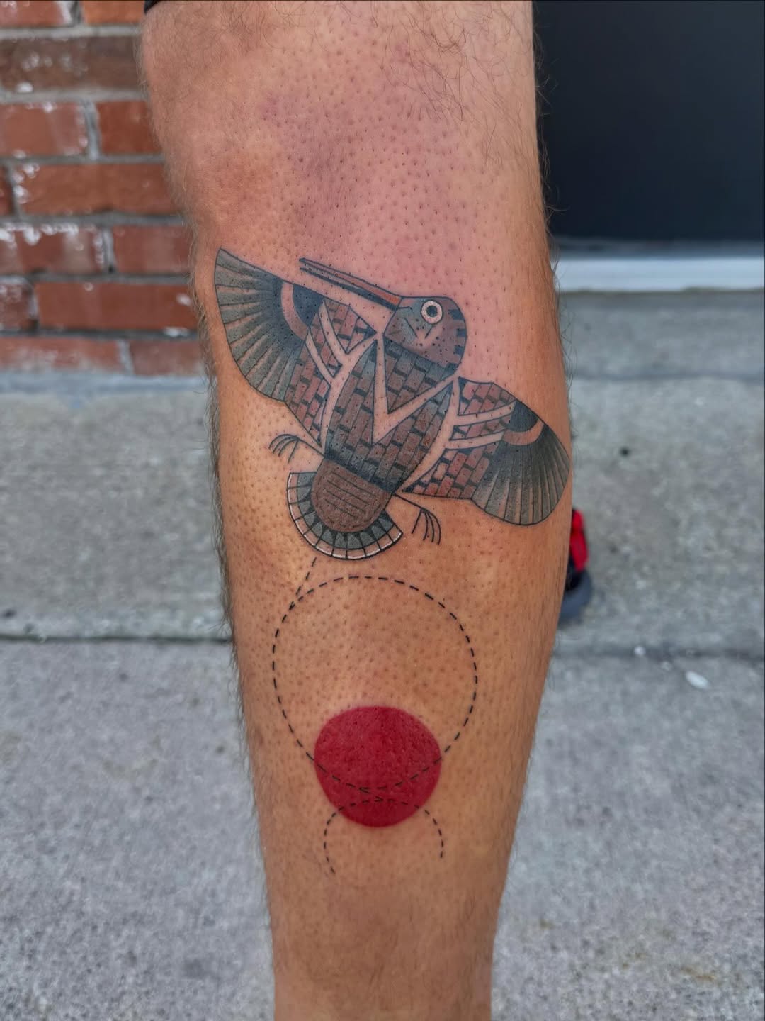 Tattoo by @mattpawart — geometric