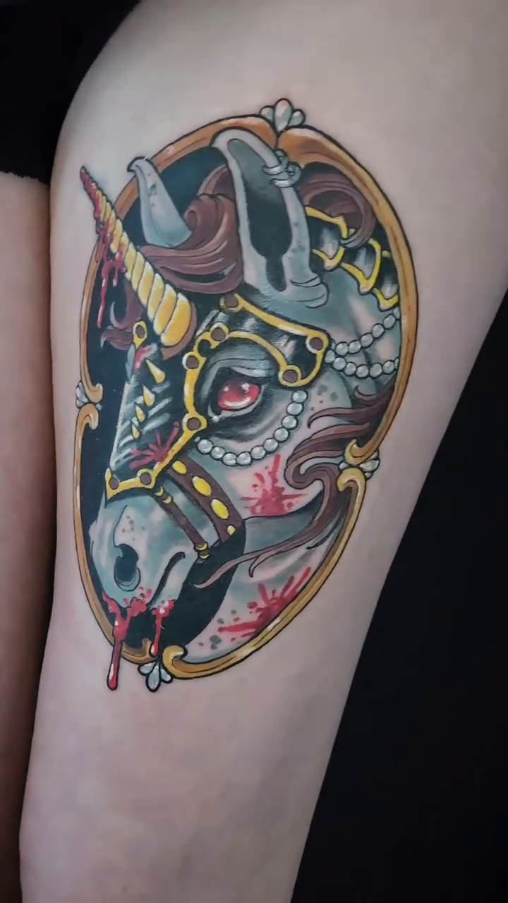 Tattoo by @catharticxchaostattoo โ illustrative, neo_traditional
