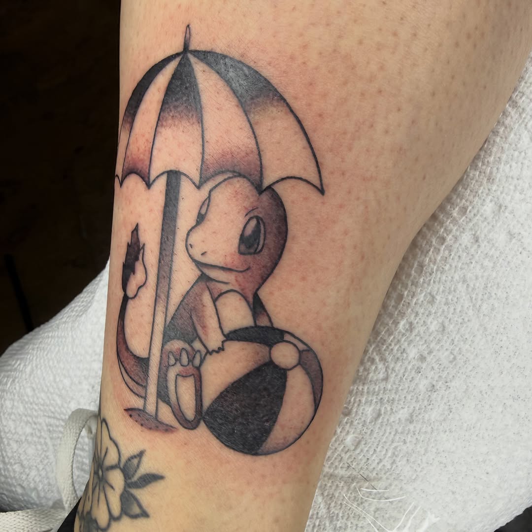 Tattoo by @chrisskon — black_and_grey